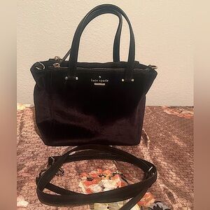 Gorgeous Black Velvet Kate Spade Handbag